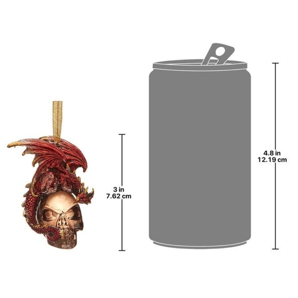 NIB: The Black Coal Dragon Ornament - Picture 3 of 5